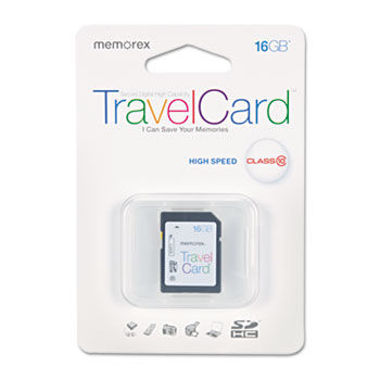 SDHC TravelCard, Class 10, 16GB