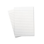 Sugar Cane Self-Stick Notes, 4 x 6, Lined White, 90 sheets/pad, 12 pads/PK