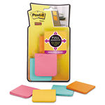 Full Adhesive Notes, 2 x 2, Assorted Farmers Market Colors, 8/PK