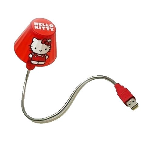 Hello Kitty USB Laptop Lamp- Red