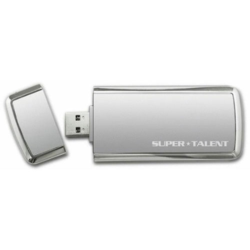 Super Talent 128 GB SuperCrypt USB 3.0 Plug and Play Flash Drive (ST3U28SCS-128GB) - Gray