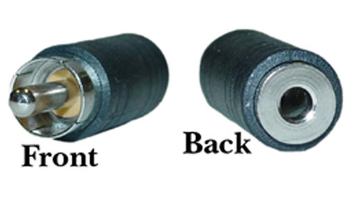 Cable Wholesale Mono to RCA adapter 3.5mm Mono Female / RCA Male
