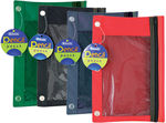3 Ring Pencil Pouch With Mesh Window Case Pack 144