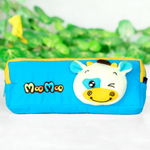 [Funny Bunny] Embroidered Applique Pencil Pouch Bag / Pencil Holder / Carrying Case (3.7*2.7*1.6)