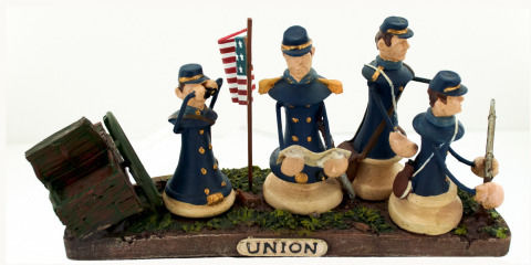 Civil War Soldiers Paperweight Case Pack 3