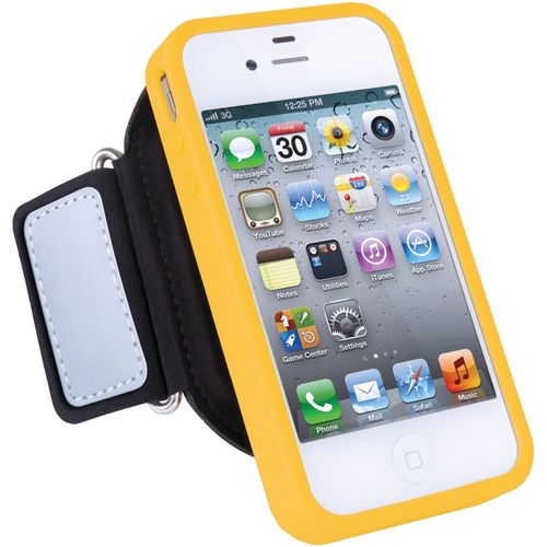 ISOUND ISOUND-5243 iPhone(R) 4/4S Sport Pro Armband (Black/Yellow)