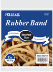Bazic 2 Oz./ 56.70 g Assorted Sizes Rubber Bands Case Pack 36