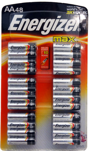 Energizer Max AA Battery 48 Pack