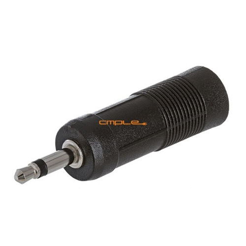 Cmple 3.5mm Mono Plug to 6.35mm Mono Jack Adapter