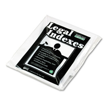 90000 Series Legal Exhibit Index Dividers, 1/26 Cut Tab, Title ""T"", 25/Pack