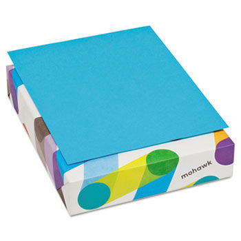 BriteHue Multipurpose Colored Paper, 20lb, 8-1/2 x 11, Blue, 500 Shts/Rm