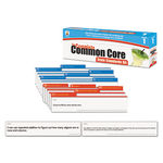 Common Core State Standard Pocket Chart Cards, Language Arts & Math, Grade 1
