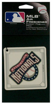 Baseball Diamond-Shaped Washington Nationals Car Air Freshener Case Pack 24