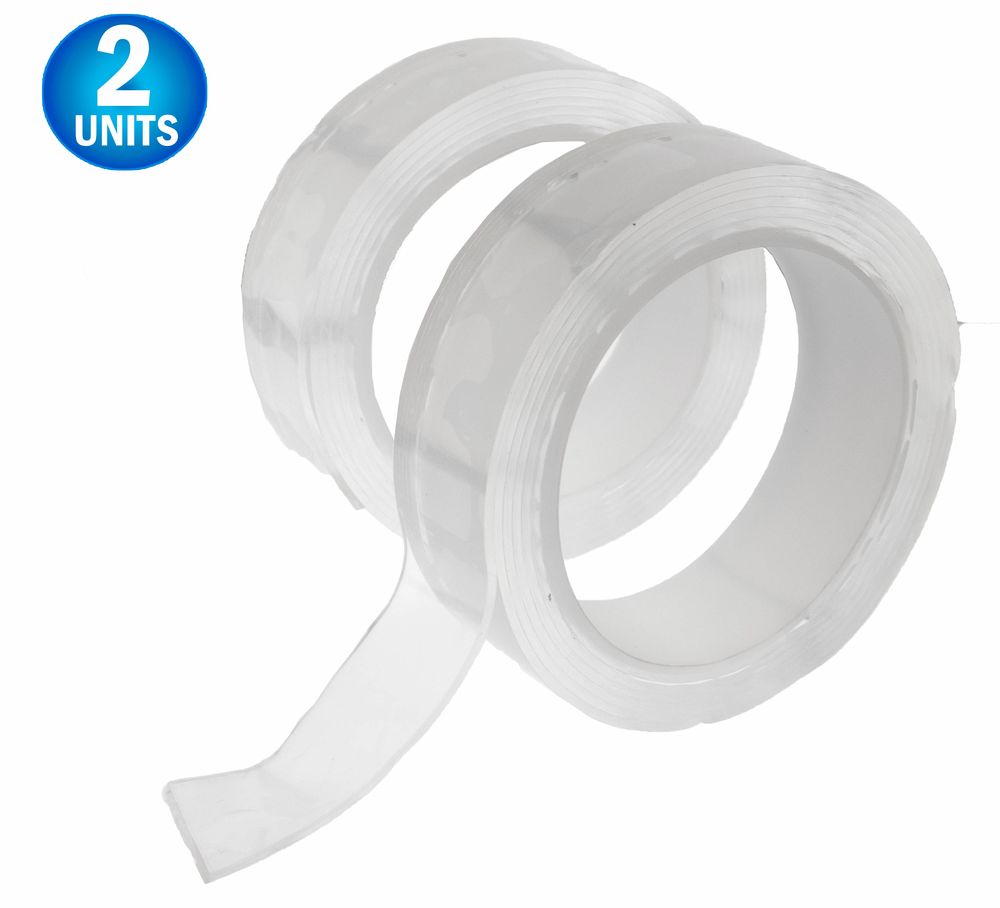 Nano Double Sided Tape Heavy Duty 2PC Washable Strong Sticky