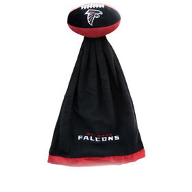 Atlanta Falcons Plush NFL Football with Attached Security Blanketatlanta 