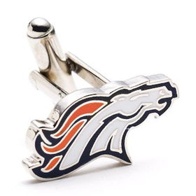 Denver Broncos NFL Logo'd Executive Cufflinks w/Jewelry Boxdenver 