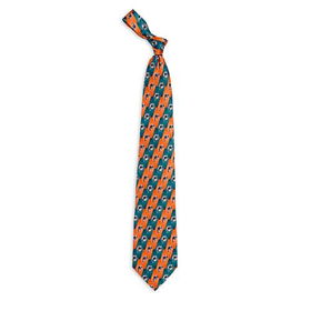 Miami Dolphins NFL Pattern #1 Mens Tie (100% Silk)miami 