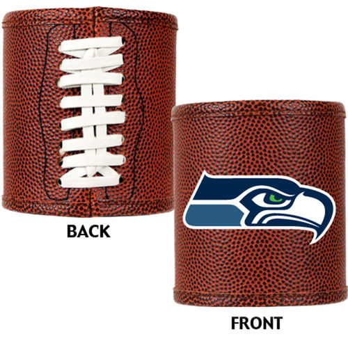 Seattle Seahawks NFL 2pc Football Can Holder Set