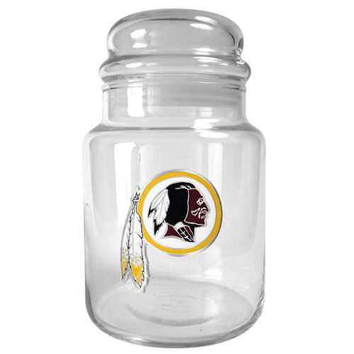 Washington Redskins NFL 31oz Glass Candy Jar - Primary Logo