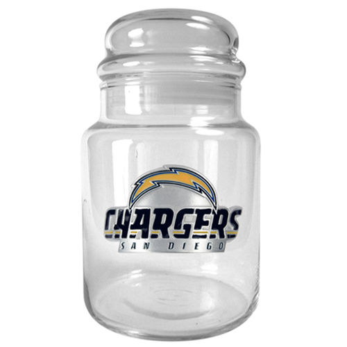 San Diego Chargers NFL 31oz Glass Candy Jar - Primary Logosan 