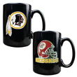 Washington Redskins NFL 2pc Coffee Mug Set-Helmet/Primary Logo