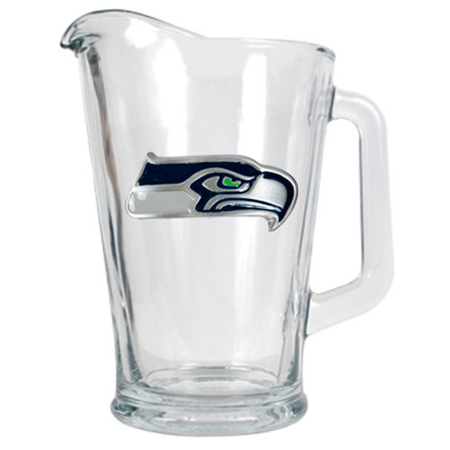 Seattle Seahawks NFL 60oz Glass Pitcher - Primary Logo