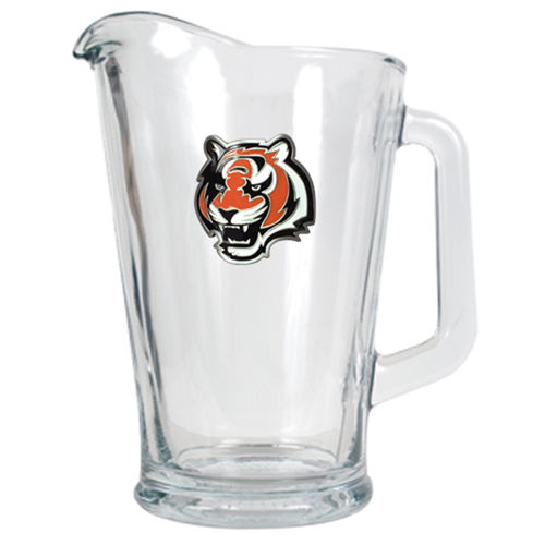 Cincinnati Bengals NFL 60oz Glass Pitcher - Primary Logocincinnati 