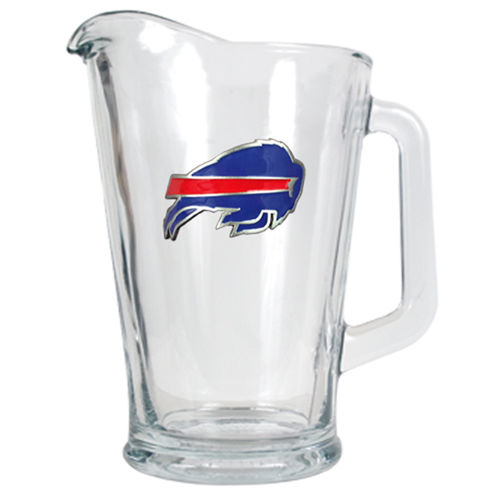 Buffalo Bills NFL 60oz Glass Pitcher - Primary Logobuffalo 