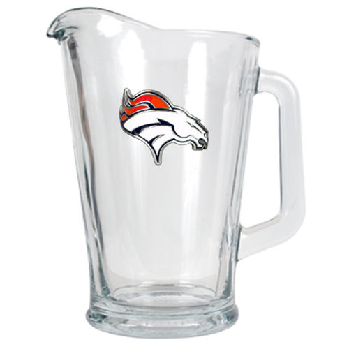 Denver Broncos NFL 60oz Glass Pitcher - Primary Logodenver 