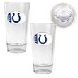 Indianapolis Colts NFL 2pc Pint Ale Glass Set with Football Bottom - Oval Logo