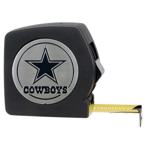 Dallas Cowboys NFL 25' Black Tape Measure