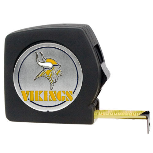 Minnesota Vikings NFL 25' Black Tape Measureminnesota 