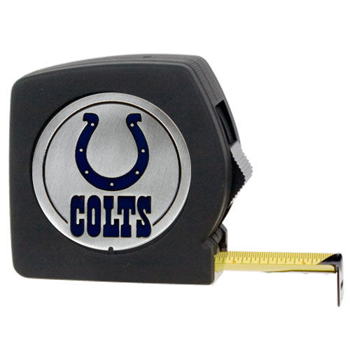 Indianapolis Colts NFL 25' Black Tape Measure