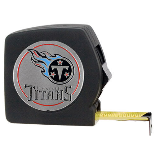 Tennessee Titans NFL 25' Black Tape Measure