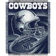 Dallas Cowboys NFL Triple Woven Jacquard Throw (Spiral Series) (48x60")"