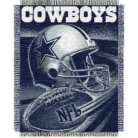Dallas Cowboys NFL Triple Woven Jacquard Throw (Spiral Series) (48x60")"dallas 
