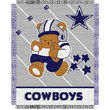 Dallas Cowboys NFL Triple Woven Jacquard Throw (Baby Series) (36x46")"