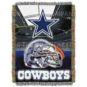 Dallas Cowboys NFL Woven Tapestry Throw (Home Field Advantage) (48x60")"dallas 