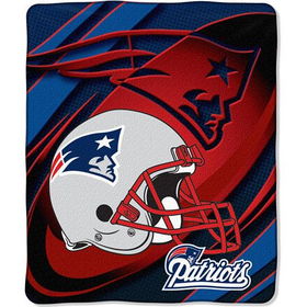 New England Patriots NFL Imprint Micro Raschel Blanket (50x60)england 