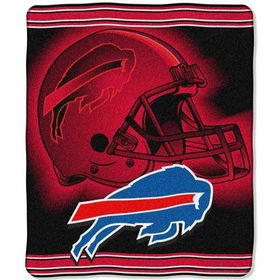 Buffalo Bills NFL Royal Plush Raschel Blanket (Tonal Series) (50 x 60")"buffalo 