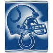 Indianapolis Colts NFL Royal Plush Raschel Blanket (Tonal Series) (50 x 60)