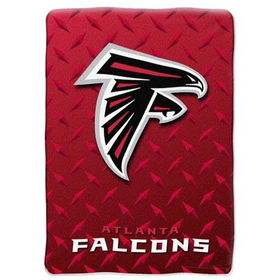 Atlanta Falcons NFL Royal Plush Raschel Blanket (Diamond)  (60x80")"atlanta 