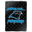 Carolina Panthers NFL Royal Plush Raschel Blanket (Diamond)  (60x80)