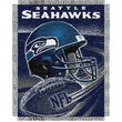 Seattle Seahawks NFL Triple Woven Jacquard Throw (Spiral Series) (48x60")"
