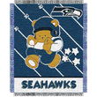 Seattle Seahawks NFL Triple Woven Jacquard Throw (Baby Series) (36x46")"