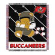 Tampa Bay Buccaneers NFL Triple Woven Jacquard Throw (Baby Series) (36x46")"