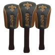 New Orleans Saints NFL Set of Three Mesh Barrel Head Covers