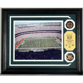 New York Jets Stadium The Meadowlands Photo Mint with two 24KT Gold Coinsyork 