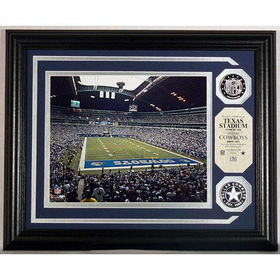 Dallas Cowboys Texas Stadium NFL Stadium Photo Mint w/ 2 Silver Coinsdallas 