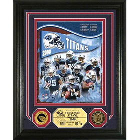 TENNESSEE TITANS 2008 Team Force" Photo Mint w/ 2 24KT Gold coins"tennessee 